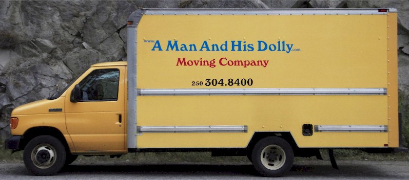 A Man And His Dolly Truck, Side View